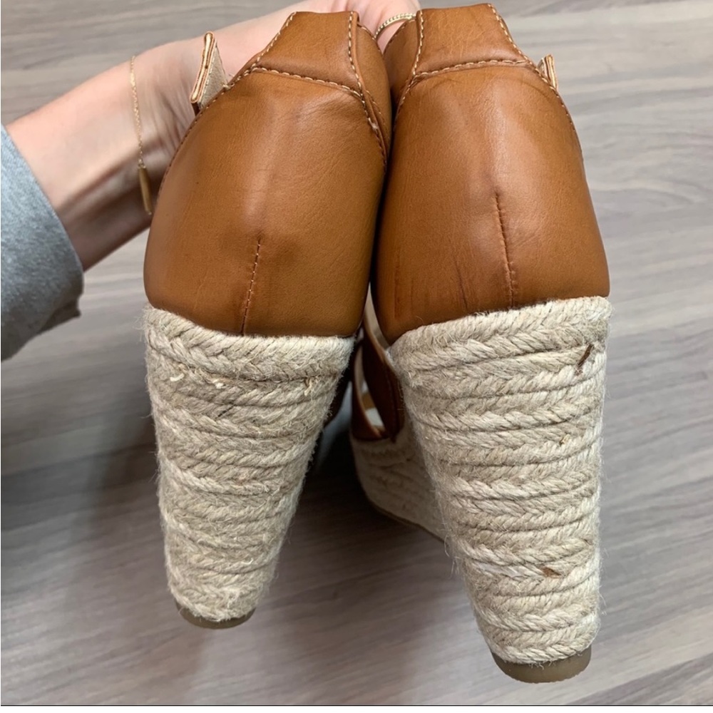 NIB Catherine Malandrino Andiee Espadrille Wedge 8.5 - Picture 6 of 8